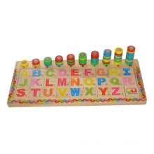 Wooden Alphabet and Number Toy for Education